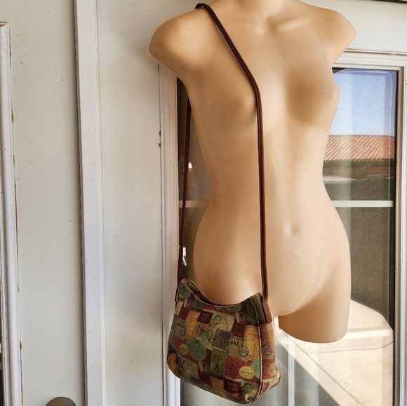 Fossil‎ Vos de London Leather Purse Retro Fossil Crossbody - Picture 8 of 13